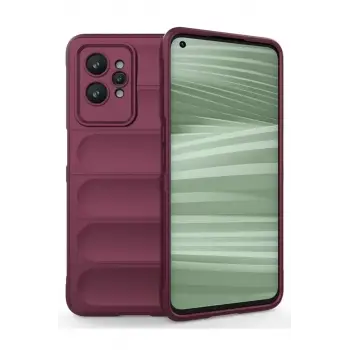 Newface Realme GT2 Pro 5G Kılıf Optimum Silikon - Bordo