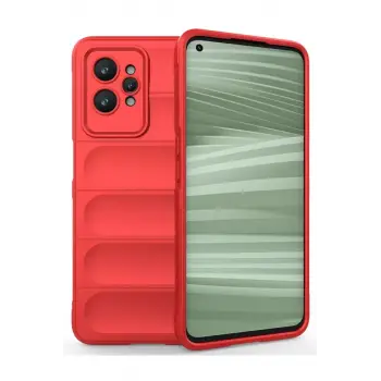 Newface Realme GT2 Pro 5G Kılıf Optimum Silikon - Kırmızı