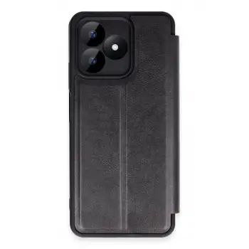 Newface Realme Note 50 4G Kılıf Flip Cover - Siyah