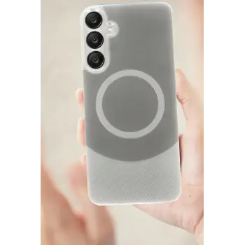 Newface Samsung A26 Kılıf Maya Karbon Kapak - Siyah