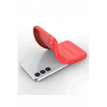 Newface Samsung A36 Kılıf Optimum Silikon - Kırmızı