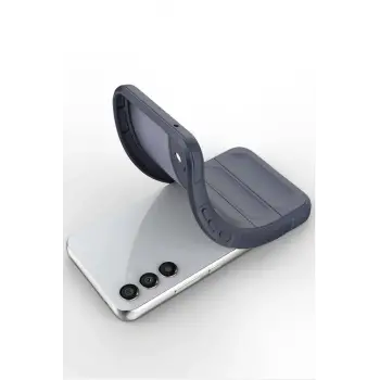 Newface Samsung A56 Kılıf Optimum Silikon - Lacivert