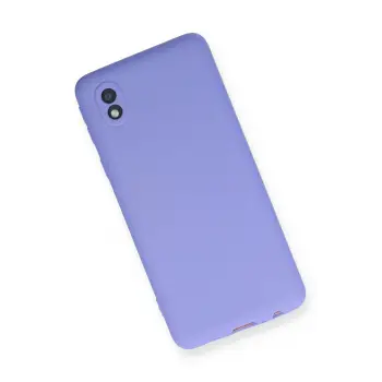 Newface Samsung Galaxy A01 Core Kılıf First Silikon - Lila