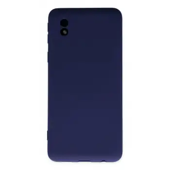 Newface Samsung Galaxy A01 Core Kılıf Nano içi Kadife Silikon - Lacivert
