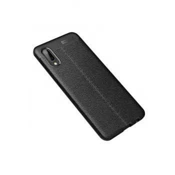 Newface Samsung Galaxy A02 Kılıf Auto Focus Kapak - Siyah