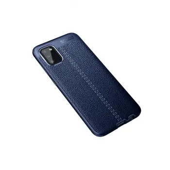 Newface Samsung Galaxy A02S Kılıf Auto Focus Kapak - Lacivert