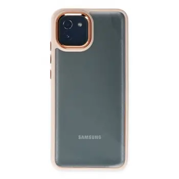 Newface Samsung Galaxy A03 Kılıf Dora Kapak - Pudra