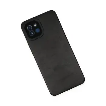 Newface Samsung Galaxy A03 Kılıf Loop Deri Silikon - Siyah