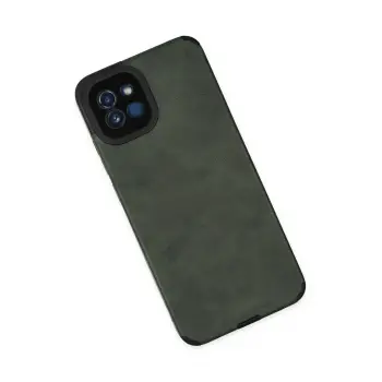 Newface Samsung Galaxy A03 Kılıf Loop Deri Silikon - Yeşil