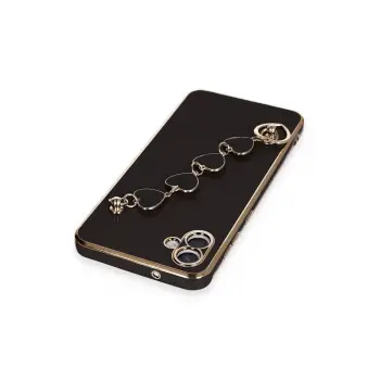 Newface Samsung Galaxy A04 Kılıf Esila Silikon - Siyah