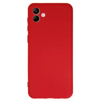 Newface Samsung Galaxy A04 Kılıf First Silikon - Kırmızı