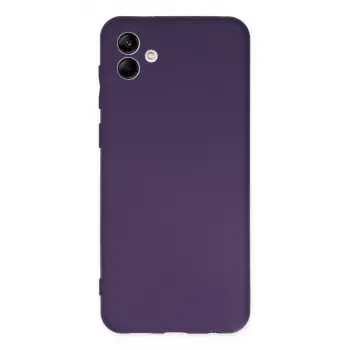 Newface Samsung Galaxy A04 Kılıf First Silikon - Mor