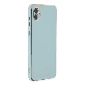 Newface Samsung Galaxy A04 Kılıf Volet Silikon - Açık Yeşil