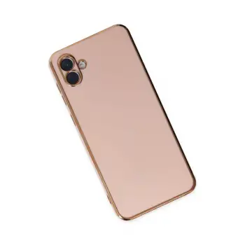 Newface Samsung Galaxy A04 Kılıf Volet Silikon - Pembe