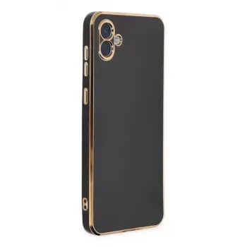 Newface Samsung Galaxy A04 Kılıf Volet Silikon - Siyah