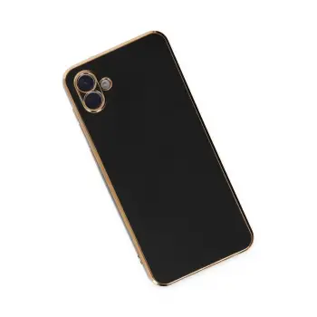 Newface Samsung Galaxy A04E Kılıf Volet Silikon - Siyah