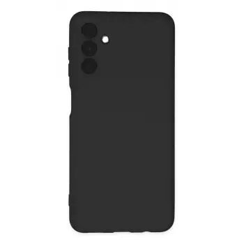 Newface Samsung Galaxy A04S Kılıf Nano içi Kadife Silikon - Siyah