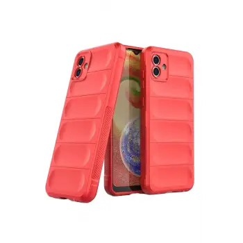 Newface Samsung Galaxy A05 Kılıf Optimum Silikon - Kırmızı