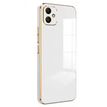 Newface Samsung Galaxy A05 Kılıf Volet Silikon - Beyaz