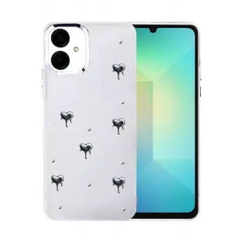 Newface Samsung Galaxy A06 Fiyonk Desenli Kapak - Desen 3