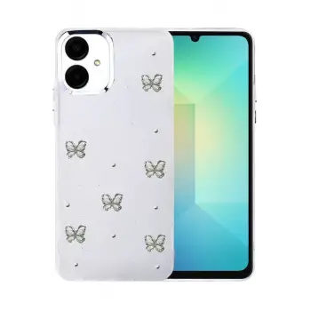 Newface Samsung Galaxy A06 Fiyonk Desenli Kapak - Desen 9