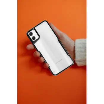 Newface Samsung Galaxy A06 Kılıf Boyi Silikon Kapak - Siyah