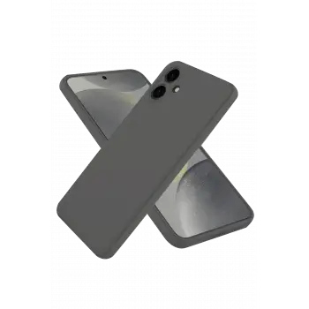 Newface Samsung Galaxy A06 Kılıf First Silikon - Gri