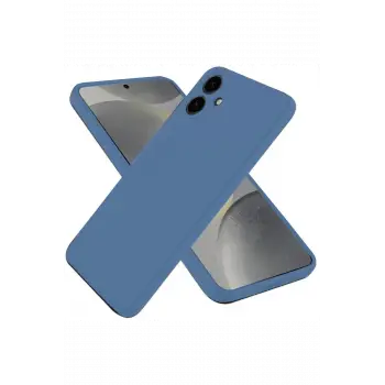 Newface Samsung Galaxy A06 Kılıf First Silikon - Mavi