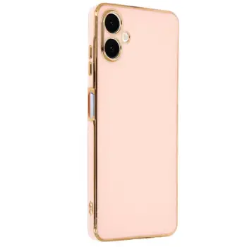 Newface Samsung Galaxy A06 Kılıf Volet Silikon - Pembe