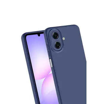 Newface Samsung Galaxy A07 4G First Silikon - Lacivert