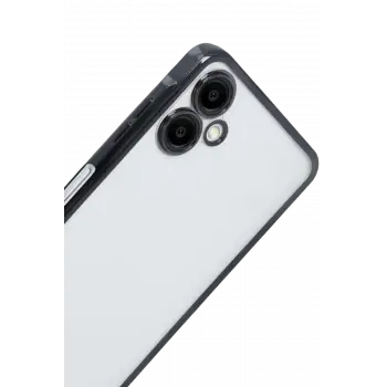 Newface Samsung Galaxy A07 4G Razer Lensli Silikon - Siyah