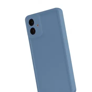 Newface Samsung Galaxy A07 4G Viera Silikon - Mavi