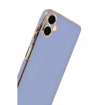 Newface Samsung Galaxy A07 4G Volet Silikon - Mavi