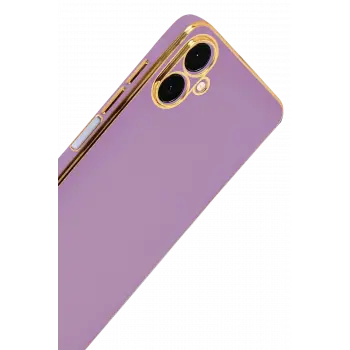 Newface Samsung Galaxy A07 4G Volet Silikon - Mor