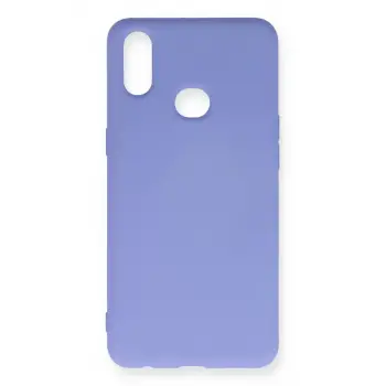Newface Samsung Galaxy A10S Kılıf Nano içi Kadife Silikon - Lila