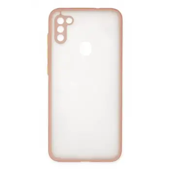 Newface Samsung Galaxy A11 Kılıf Montreal Silikon Kapak - Pembe