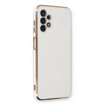 Newface Samsung Galaxy A13 4G Kılıf Volet Silikon - Beyaz