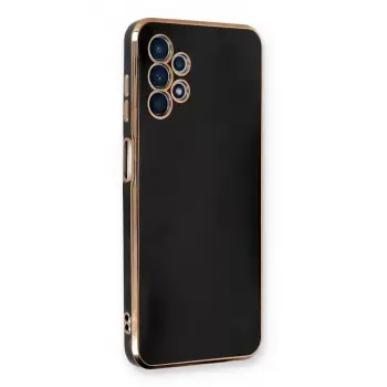 Newface Samsung Galaxy A13 4G Kılıf Volet Silikon - Siyah
