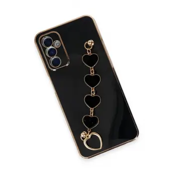 Newface Samsung Galaxy A14 4G Kılıf Esila Silikon - Siyah