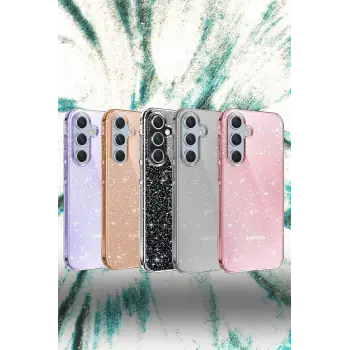 Newface Samsung Galaxy A14 4G Kılıf Glow Kapak - Turuncu