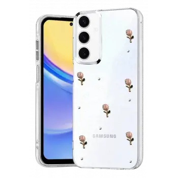 Newface Samsung Galaxy A16 5G Fiyonk Desenli Kapak - Desen 6