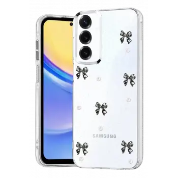 Newface Samsung Galaxy A16 5G Fiyonk Desenli Kapak - Desen 8