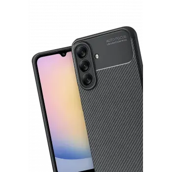 Newface Samsung Galaxy A17 5G Auto Focus Karbon Kapak - Siyah