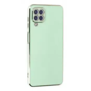 Newface Samsung Galaxy A22 Kılıf Volet Silikon - Açık Yeşil