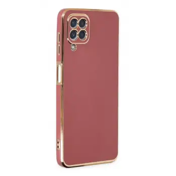 Newface Samsung Galaxy A22 Kılıf Volet Silikon - Kırmızı