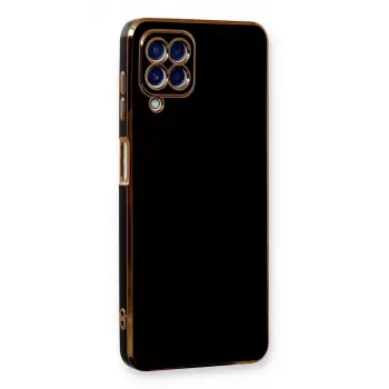 Newface Samsung Galaxy A22 Kılıf Volet Silikon - Siyah