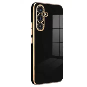 Newface Samsung Galaxy A24 4G Kılıf Volet Silikon - Siyah