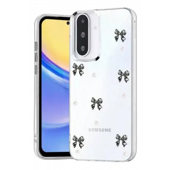 Newface Samsung Galaxy A26 Fiyonk Desenli Kapak - Desen 8