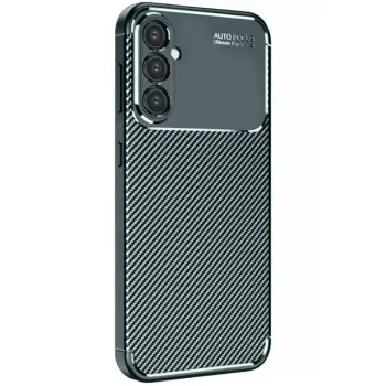 Newface Samsung Galaxy A26 Kılıf Auto Focus Karbon Kapak - Koyu Yeşil