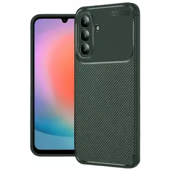 Newface Samsung Galaxy A27 5G Auto Focus Karbon Kapak - Yeşil